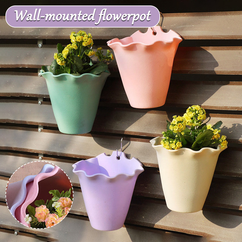 Vertical Wall Planter - Saksı Duvara monte Plastik Duvar Asılı