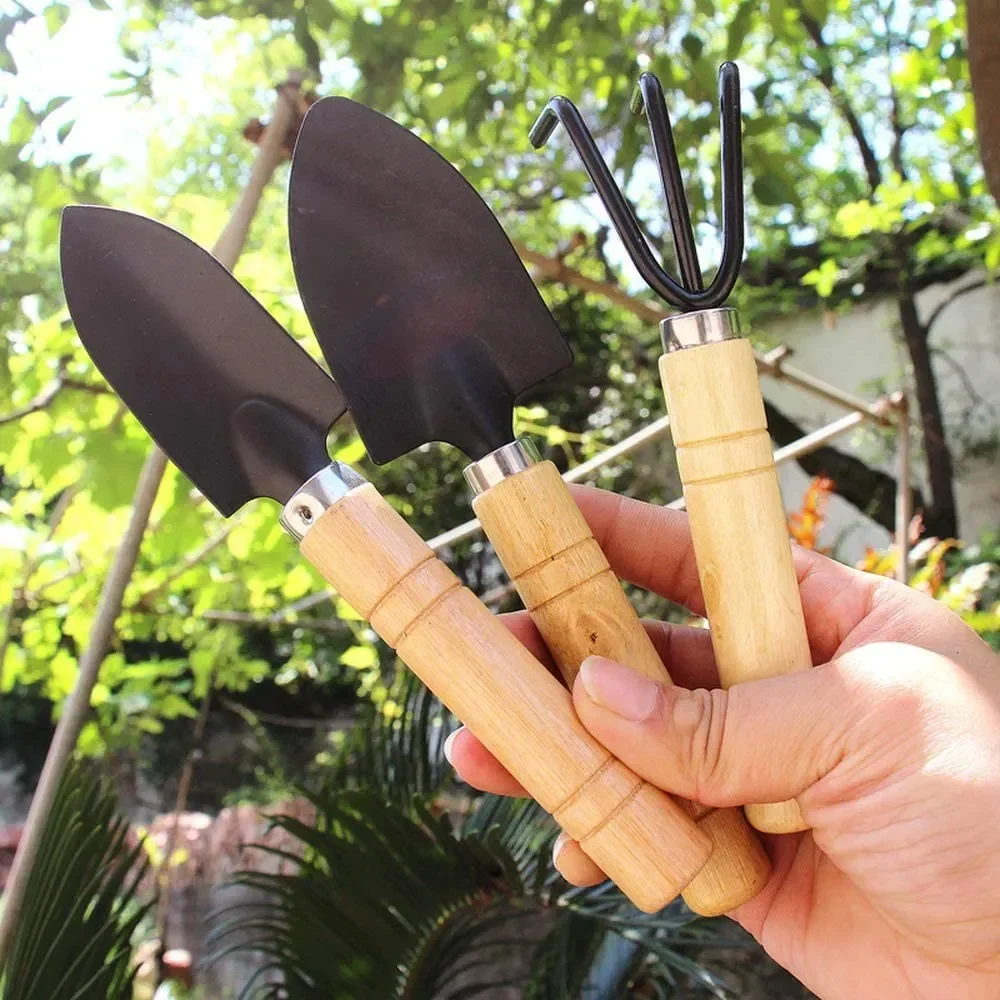 Gardening Tools Combo - 3 adet/takım Mini bahçe alet seti