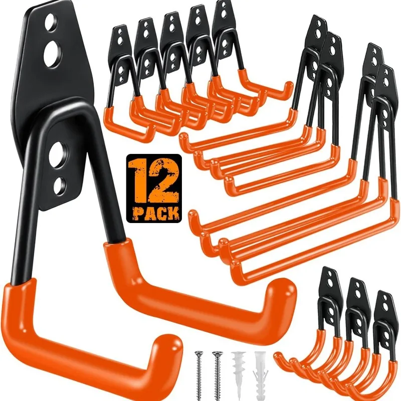 Gardening Tools Organiser - 12 parçalı set Garaj Depolama Kancaları