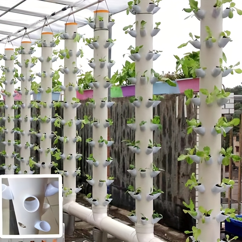 Vertical Wall Planter - 10 takım DIY Topraksız Tencere Topraksız