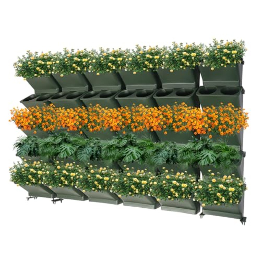 Vertical Wall Planter - Balkon ve Bahçe Kullanımı İçin Dikey