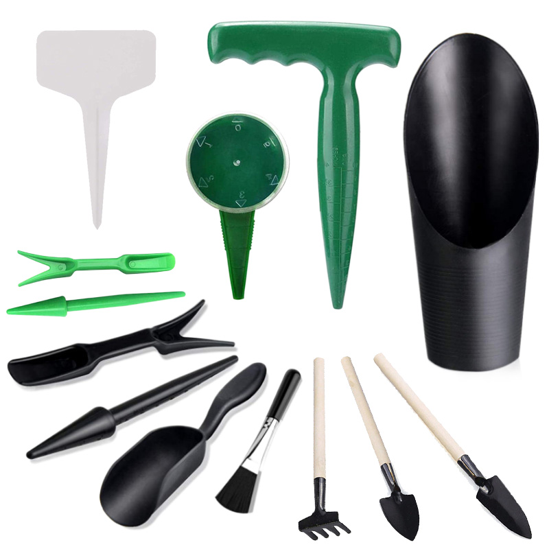 Gardening Tools Combo - Mini Bahçe Alet Seti Etiket Kurulu