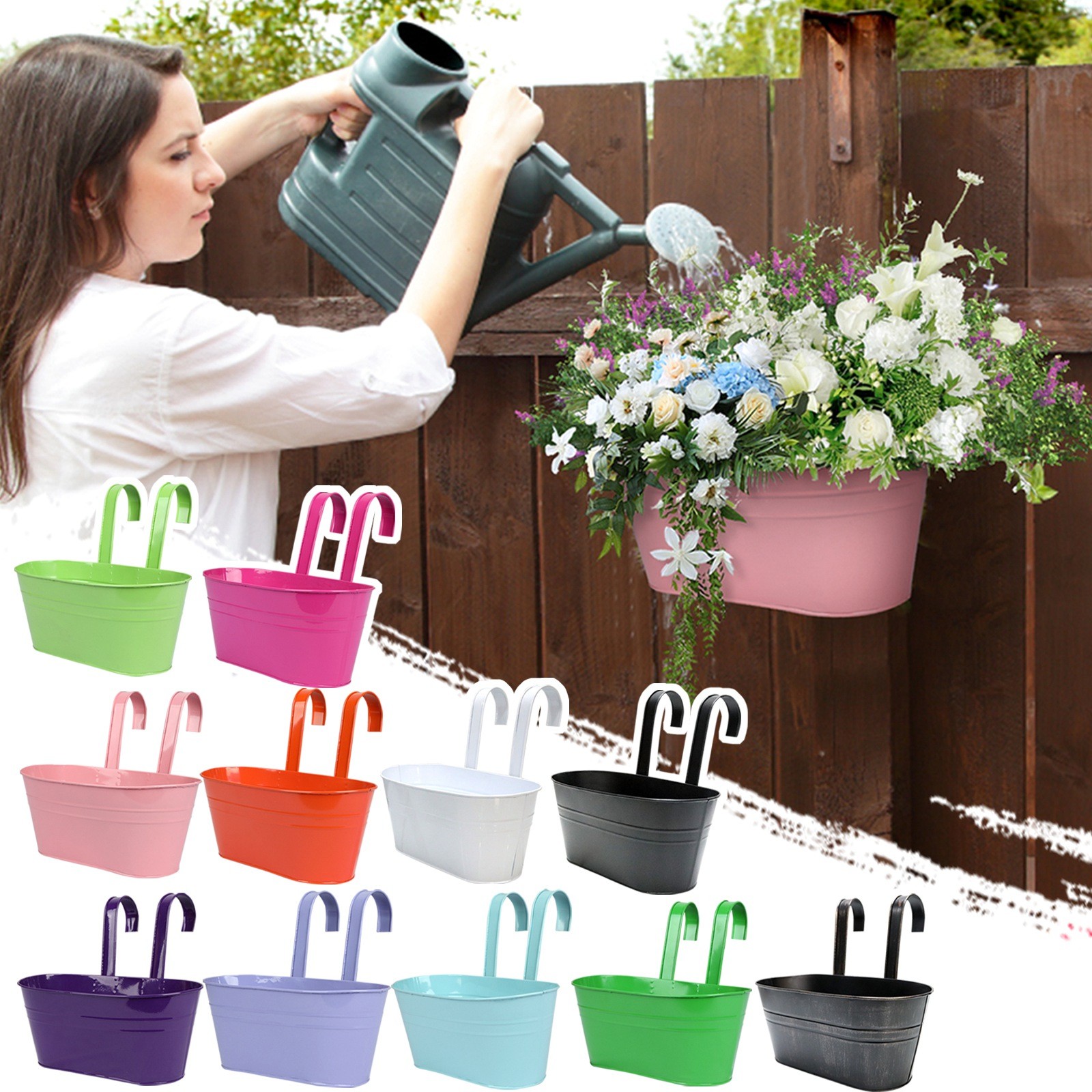 Metal Demir Asılı Saksılar Bal - Vertical Wall Planter incelemesi ve fiyatı
