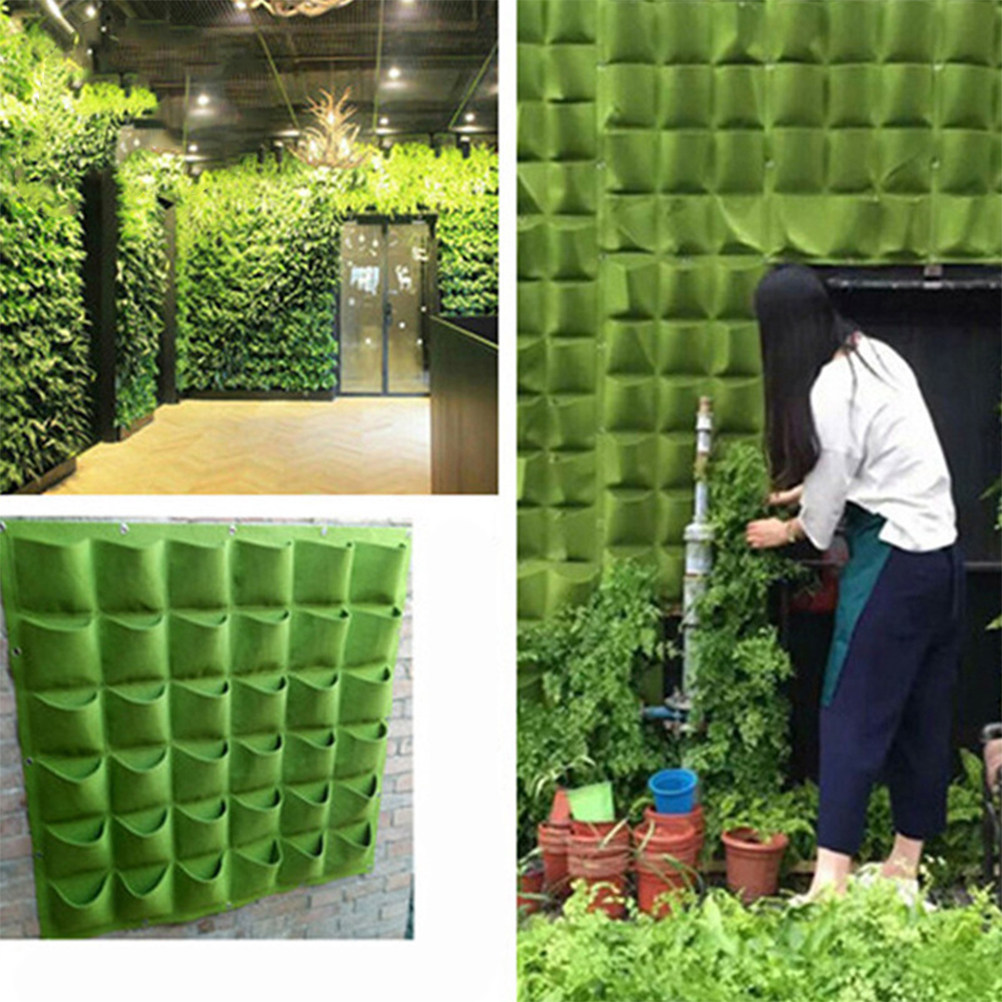 1 Adet Dikey Keçe Asılı Saksı  - Vertical Wall Planter incelemesi ve fiyatı