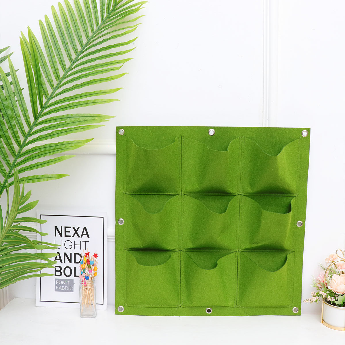Yeşil Dikey Duvar Askılı Bitki - Vertical Wall Planter incelemesi ve fiyatı